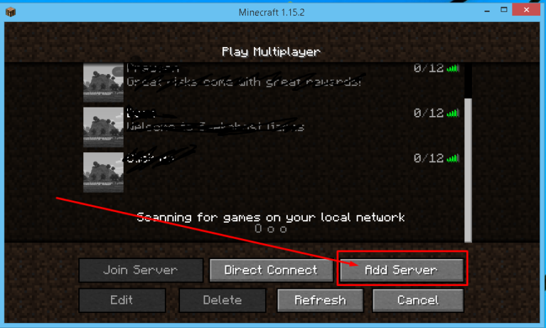 how to get the add server button on minecraft ps4