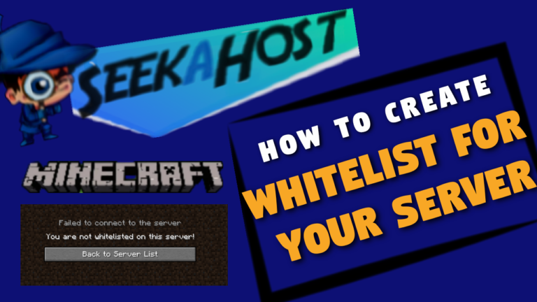 how to whitelist minecraft server minehut