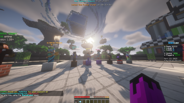 manacube bedrock server